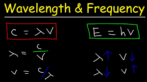 speed of light frequency and wavelength calculations chemistry practice problems