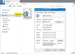 Use the windows explorer properties command to remove this restriction. Unblock File In Windows 10 Tutorials