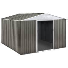 Abri Jardin Metal Dallas 8 84 M Taille Taille Unique Abri De Jardin Plan Cabane En Bois Et Meubles De Jardin En Bois