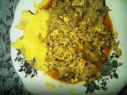 For a soup with texture, purée only half the beans. I Made This Africa Dish Is Garri Processed Casava And Egusi Soup Melon Seed With Goat Meat Swallow Food Garri Recipe Tasty Dishes