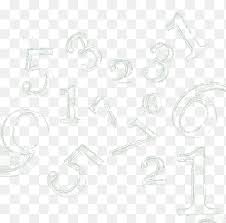 الرقم العددي رقم طباشير الرصيف رقم الطباشير متنوعة نص Png