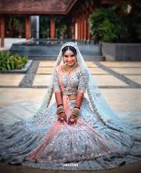 Ice blue wedding dresses is a part of gorgeous blue wedding dress ideas : 21 Lehenga Color Combinations For Brides That Are Going To Rule The Wedding Season Shaadisaga