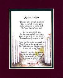 Birthday Gift For Son In Law A Gift For A Son In Law Poem 90 Unique 30th 40th 50th Https Www Amazon Com Dp B000mznpgy Re Valentine Quotes Love Poems For Boyfriend Son In Law Gifts
