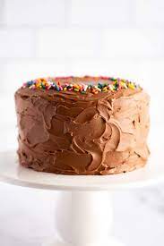This homemade chocolate birthday cake is the best cake you can make to celebrate with the how to make a birthday cake, homemade chocolate cake recipe. Small Chocolate Cake Baking Mischief