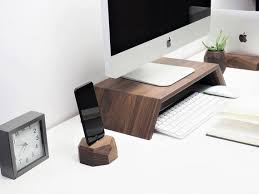 Not only is the product made of high quality wood and looks really nice.it is also helps to organize everything on my working place. Real Wood Monitor Stand Riser Imac Stand Computer Display Etsy In 2021 Imac Stand Solid Wood Desk Monitor Stand