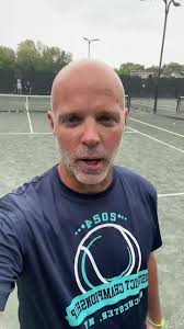 Playing points trying to keep ball out of the middle of the court. Using  the court diagram Craig O'Shannessy came up with to teach kids the eight  areas of the court to