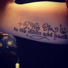 I Love You To The Moon And Back Tattoos Love You To The Moon And Back Tattoo Modified And Gorgeous To The Moon And Back Tattoo Back Tattoo Tattoos