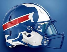 Buffalo bills helmet in glossy print. The Buffalo Bill Helmet Football Helmets Football Helmet Design Cool Football Helmets