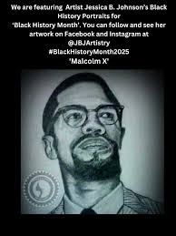 Hey guys haven't posted in a while these are apart of my Black History  Month 28 day portraits Malcolm X Eartha Kitt Oprah Grace Jones Coretta  Scott King Tell me what you