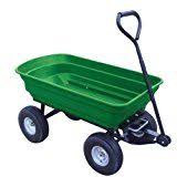 75l chariot de jardin cuve basculante 4 roues ideias