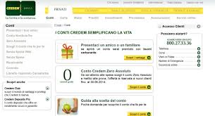 Dove trovo le offerte nella banca online? Conto Corrente Credem