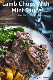 Lamb With Mint Sauce And Rosemary Roasted Rutabaga A Tasty Low Carb Keto Meal Lamb Lambchops Mintsauce Lowc Mint Sauce Healthy Meat Recipes Lamb Recipes