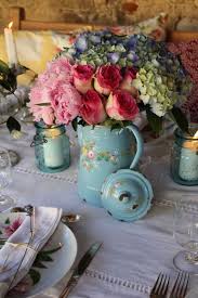 Shabby Chic Deko Teekessel Mit Blumenmotiv Und Gebrauchsspuren Shabby Chic Deko Shabby Chic Dekor Shabby