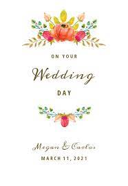 Here's to a wonderful life together and a great wedding day. Wedding Congratulations Cards Free Greetings Island