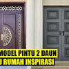 Pada bagian kusen pintu utama ini kami buat kombinasi ukiran yang sedikit dan simpel untuk menambah variasi bagus sebagai pintu rumah jati. 1
