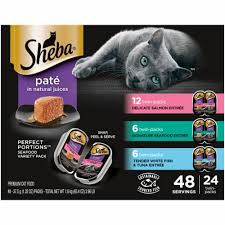 We did not find results for: Sheba Perfect Portions Seafood Entree Pate Wet Cat Food Variety Pack 24 Ct 2 64 Oz King Soopers
