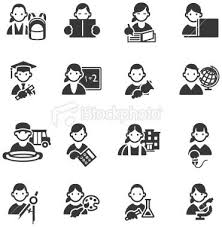 Black And White Vector Art Free Set Of 16 School And Education Related Icons Jpg File And Eps8 File Education Icon Teachers Illustration School Icon