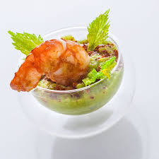 Guacamole Et Crevettes Sauvages Epicees Recette Crevettes Guacamole Recette