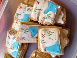Royal Icing Sugar Cookies Treasure Map Cookies Pirate Cookies Sugar Cookie Royal Icing Biscuit Cookies