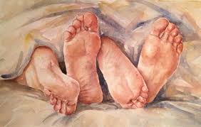 Original Watercolor Painting Feet Wall Decor Art By Suayaart On Etsy 100 00 Watercolor Paintings Foot Painting Anatomy For Artists