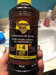 Banana Boat Deep Tanning Oil Sunscreen Pump Spray 8 Oz Spf 4 Inci Beauty