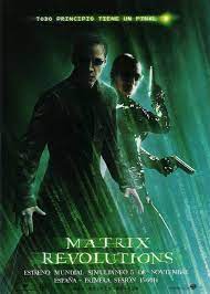 Matrix Revolutions 2003 Pelicula Ecartelera
