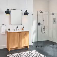 A touchless bathroom faucet equips a proximity sensor with a mechanism that helps the valve to open to allow water flow. Bathroom Faucets