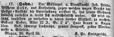 These short excerpts of astrological charts are computer processed. Deutsches Steckbrief Register Steckbriefe Aus Dem Deutschen Reich 1879