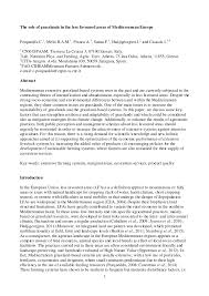 În acest sens, poliția de frontieră a venit cu o serie de precizări. Pdf The Role Of Grasslands In The Less Favoured Areas Of Mediterranean Europe