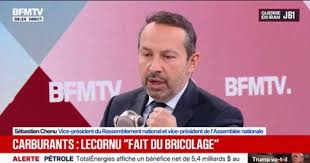 Carburants: Sébastien Lecornu "fait du bricolage mais surtout il n'a pas d'idées", estime Sébastien Chenu (RN)