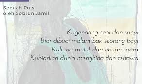Bellona mardhatillah sabillah, s.pd., m.pd. Matahari Ditelan Khatulistiwa Sajak Sajak Sobrun Jamil Suku Sastra
