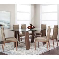 9 piece dining room table. Cramco Inc Leone 7 Piece Dining Set With Glass Top Table Value City Furniture Dining 7 Or More Piece Sets