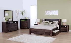 Forty Winks Aurora Modern Dark Wood Stained Bedroom Furniture Suite With Cool White And Contemporary Bedroom Furniture Bedroom Furniture Suites Dream Furniture