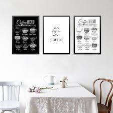 Black And White Cafe Black And White Cafe Posters Coffee Menu Canvas Painting Shop Wall Art Background Poster Decoration Pd2616 Shop Wall Art Cafe Wall Art Cafe Posters