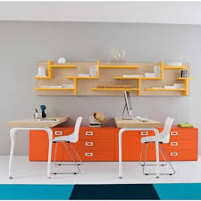 Shop balt, ecr4kids & learniture. 30 Office Design Ideas Bringing Optimism With Orange Color Kid Desk Desk Design Desk Inspiration