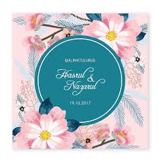 Maybe you would like to learn more about one of these? Kad Kahwin Floral 72 Koleksi Kad Songket Terbaik Chantiqs Com