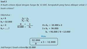 Rumus perbandingan kelas 6 sd. Contoh Soal Perbandingan Sd Kelas 6 Bagikan Contoh