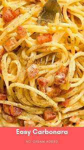Easy Carbonara Sauce Recipes Spaghetti Carbonara Recipe Carbonara