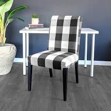 Learn how to sew a parsons chair slipcover for the This Ikea Henriksdal Hack Makes Your Affordable Dining Chairs Look Custom Kate Decorates
