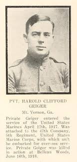 Harold Clifford Geiger (1898-1918)