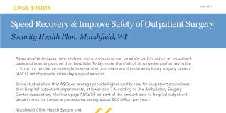 See reviews, photos, directions, phone numbers and more for medicare advantage locations in marshfield, wi. Speed Recovery Improve Safety Of Outpatient Surgery Transforming Care