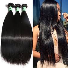 Free shipping in the united states Msbeauty 7a Peruvian Virgin Hair Straight Bundles 26 28 30 Inch Human Hair Weave Hair Color For Black Hair Peruvian Straight Hair Straight Human Hair Bundles