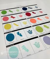 free stampin up color charts stampin pretty