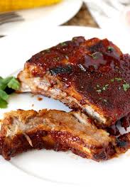 In the last five minutes of grilling, brush both sides of the ribs with barbeque sauce. Easy Instant Pot Ribs Lemon Blossoms