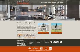 Orton Homes Of West Des Moines Contemporary Website Design Orange Grey Simple Design Website Design Home Design