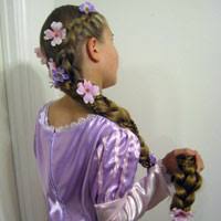 Follow if you love her hair! Rapunzel Hair Tutorial Using Extensions Babes In Hairland