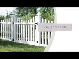 (gates can be special ordered up to 41.5 high in square or colonial balusters. Ready To Assemble Vinyl Fence Gate Installation Overview Youtube