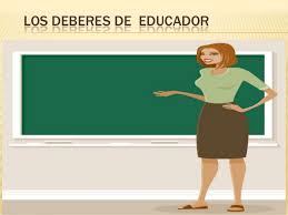 Resultado de imagen de debere y derecho del docente