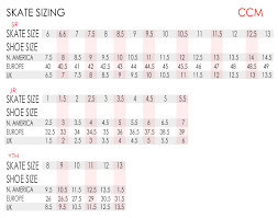 35 specific ccm skate size chart width