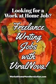 Freelance Writing Jobs With Viralnova Work At Home Mom Revolution Writing Jobs Freelance Writing Jobs Freelance Writing